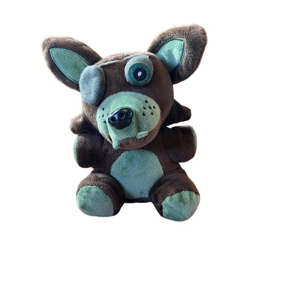 Five Nights at Freddy’s Foxy Green and Brown Plush - Picture 1 of 9